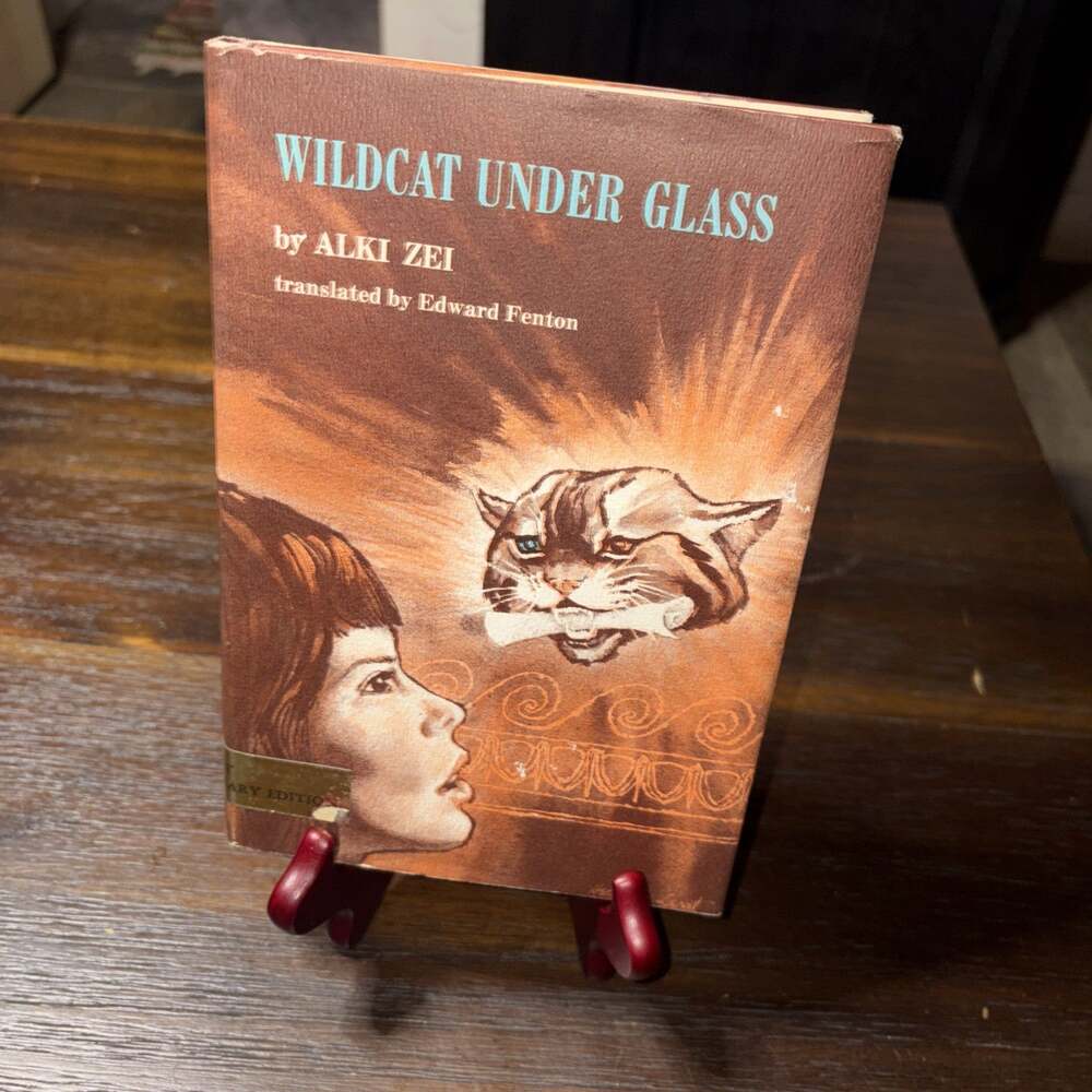 Wildcat Under Glass Alki Zei 1968 First Edition Hardcover DJ Batchelder Award
